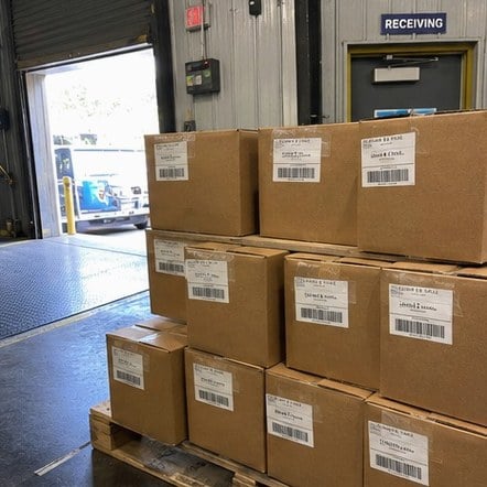Customized shipping labels for retail and wholesale supply